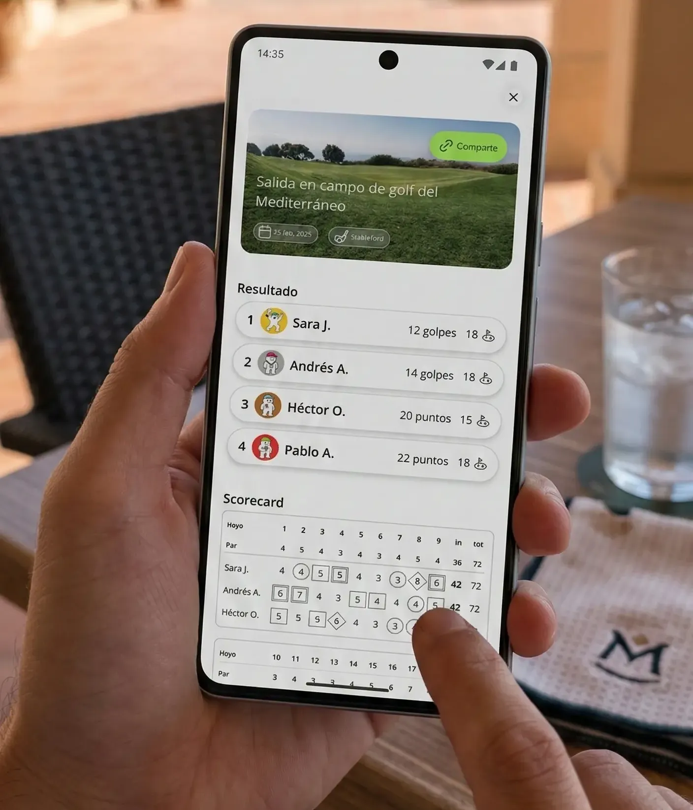 Golftomic app